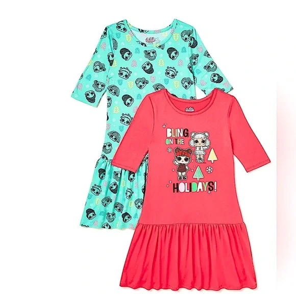 LOL Surprise Girls Dresses Bundle 4 Pack Kids Size - Picture 7 of 16